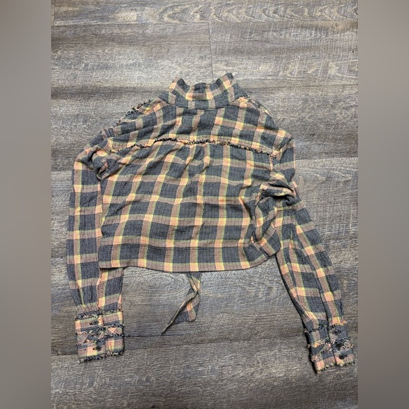 We the free Plaid Wrap Blouse - Picture 12 of 12